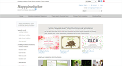 Desktop Screenshot of happyinvitation.com