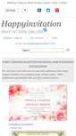 Mobile Screenshot of happyinvitation.com